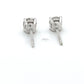14K White Gold Diamond Stud Earrings; 0.45CTW; 0.8g