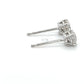 14K White Gold Diamond Stud Earrings; 0.45CTW; 0.8g
