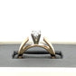 14K Yellow Gold Diamond Lady's Ring; 4.6g; Size 5