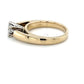 14K Yellow Gold Diamond Lady's Ring; 4.6g; Size 5