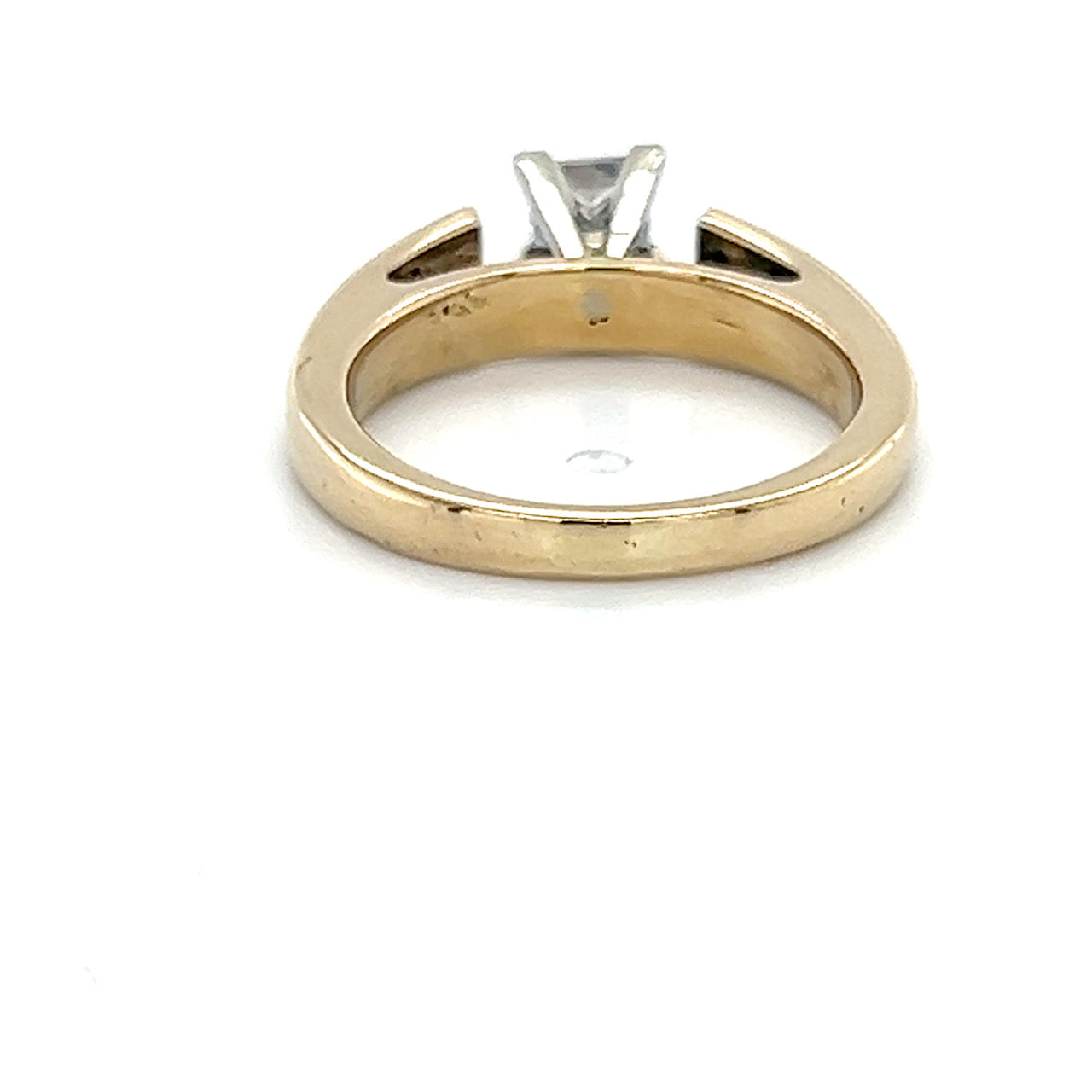 14K Yellow Gold Diamond Lady's Ring; 4.6g; Size 5