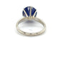14K White Gold Amethyst Lady's Ring; 4.1g; Size 6