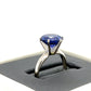14K White Gold Amethyst Lady's Ring; 4.1g; Size 6