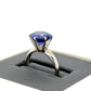 14K White Gold Amethyst Lady's Ring; 4.1g; Size 6