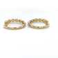 14K Yellow Gold Diamond Hoop Earrings; 0.33CTW; 3.3g