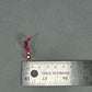 14K Yellow Gold Ruby Pendant; 1.8DWT; 2.7g