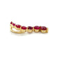 14K Yellow Gold Ruby Pendant; 1.8DWT; 2.7g