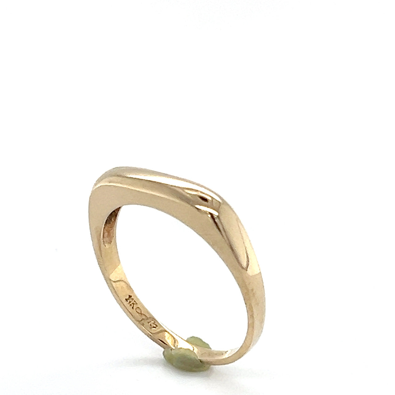 14K Yellow Gold Lady's Ring; 3.4g; Size 9