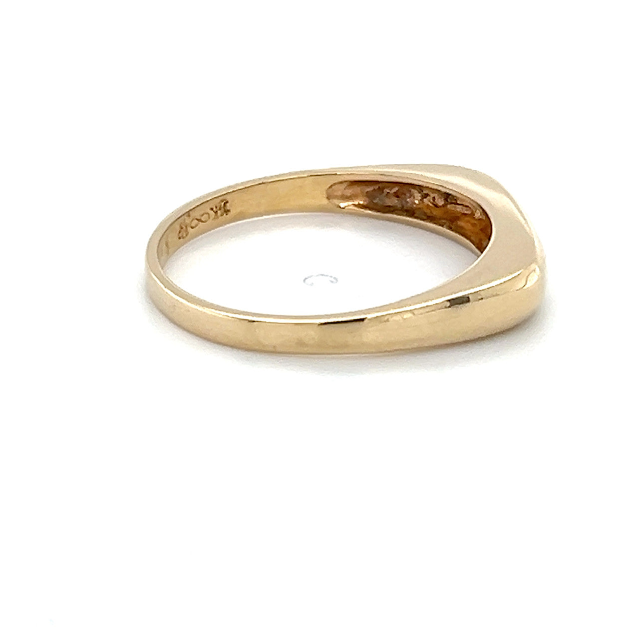 14K Yellow Gold Lady's Ring; 3.4g; Size 9