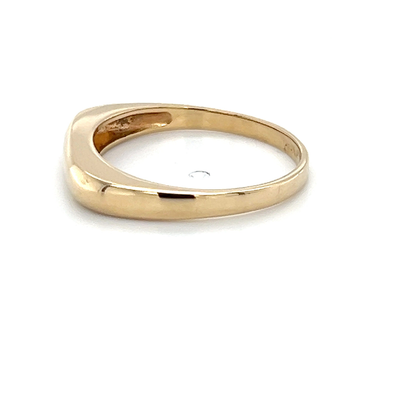 14K Yellow Gold Lady's Ring; 3.4g; Size 9