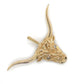 10K Yellow Gold Diamond Longhorn Bull Pendant; .02CTW; 2.3DWT; 3.6g