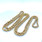 10K Yellow Gold 30" Rope Chain; 10.2g