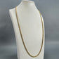 10K Yellow Gold 30" Rope Chain; 10.2g