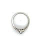 10K White Gold Diamond & Sapphire Lady's Ring; 0.5CTW; 2.5g; Size 9