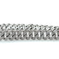 10K White Gold Diamond 8" Cuban Bracelet; 16DWT; 2.0CTW