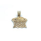 10K Yellow Gold Basketball Hoop Pendant; 1.1DWT; 1.8g