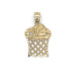 10K Yellow Gold Basketball Hoop Pendant; 1.1DWT; 1.8g