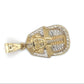 10K Two-Tone Gold Pharaoh Pendant; 1.4DWT; 2.2g