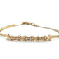 14K Yellow Gold Diamond 7" Bracelet; 2.9DWT; 0.25CTW; 4.6g