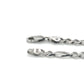 10K White Gold 22" Figaro Chain; 14.4g