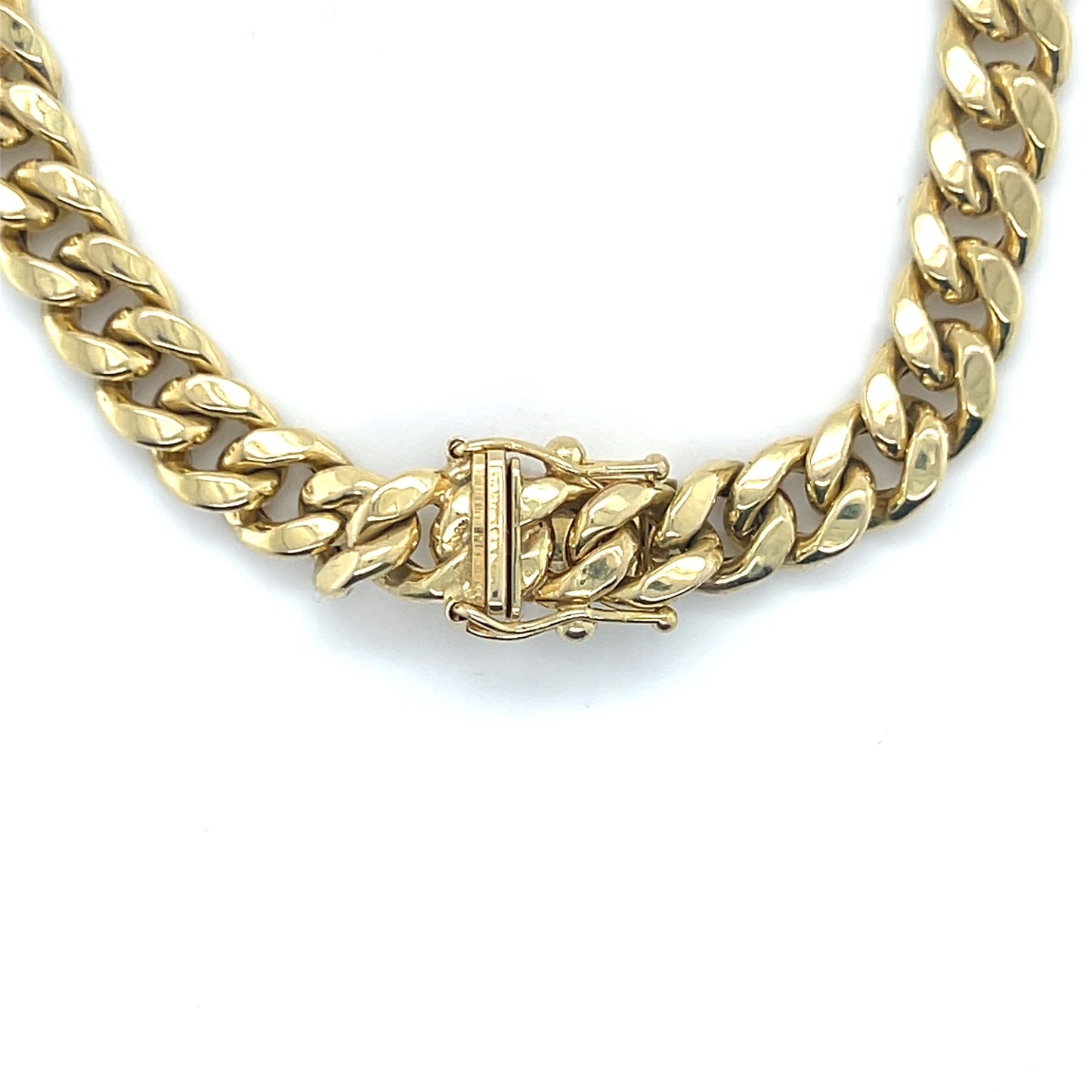10K Yellow Gold 8.5" Cuban Link Bracelet; 7.2DWT; 11.2g