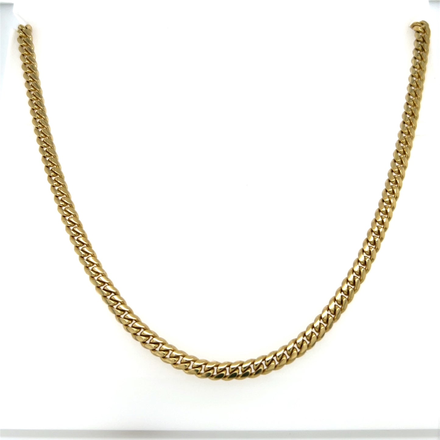 10K Yellow Gold 24.5" Curb Chain; 18.4DWT; 28.7g