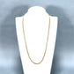 10K Yellow Gold 24.5" Curb Chain; 18.4DWT; 28.7g