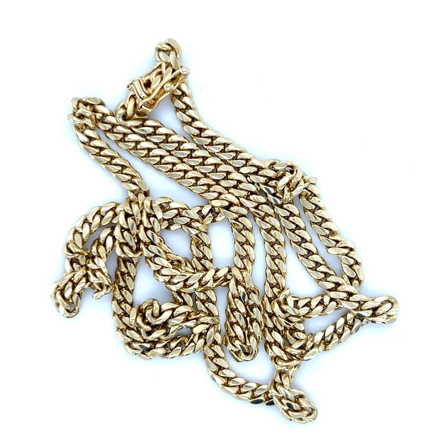 10K Yellow Gold 24.5" Curb Chain; 18.4DWT; 28.7g