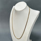 10K Yellow Gold 24.5" Curb Chain; 18.4DWT; 28.7g