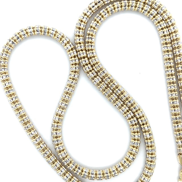 14K Yellow Gold 22" Chain Necklace; 14.2DWT; 22.1g