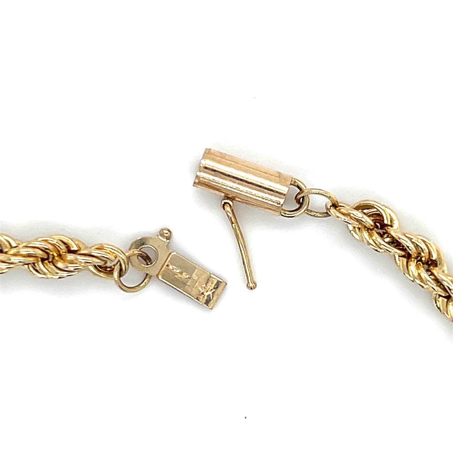 10K Yellow Gold 24" Rope Chain; 11.9g