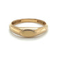 18K Yellow Gold Ring; 1.5DWT; 2.4g; Size 7.5