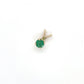 14K Yellow Gold Emerald Pendant; 0.4g