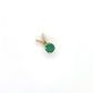 14K Yellow Gold Emerald Pendant; 0.4g