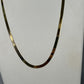 14K Yellow Gold 22" Herringbone Chain; 6.3DWT; 9.9g