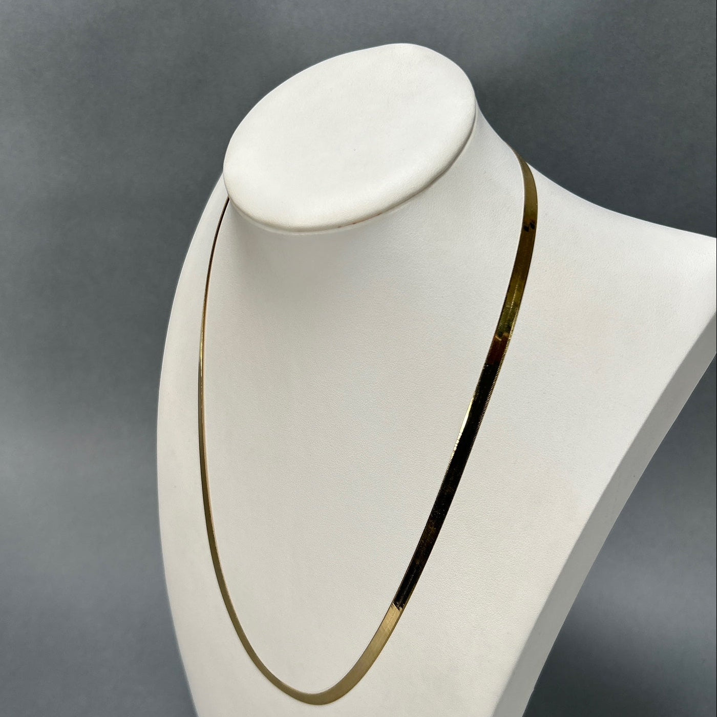 14K Yellow Gold 22" Herringbone Chain; 6.3DWT; 9.9g