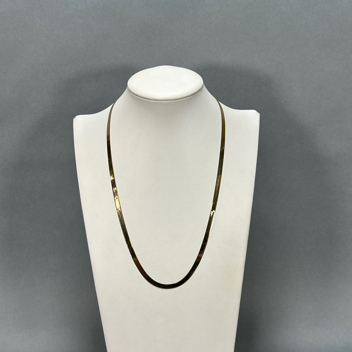 14K Yellow Gold 22" Herringbone Chain; 6.3DWT; 9.9g