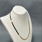 14K Yellow Gold 22" Herringbone Chain; 6.3DWT; 9.9g