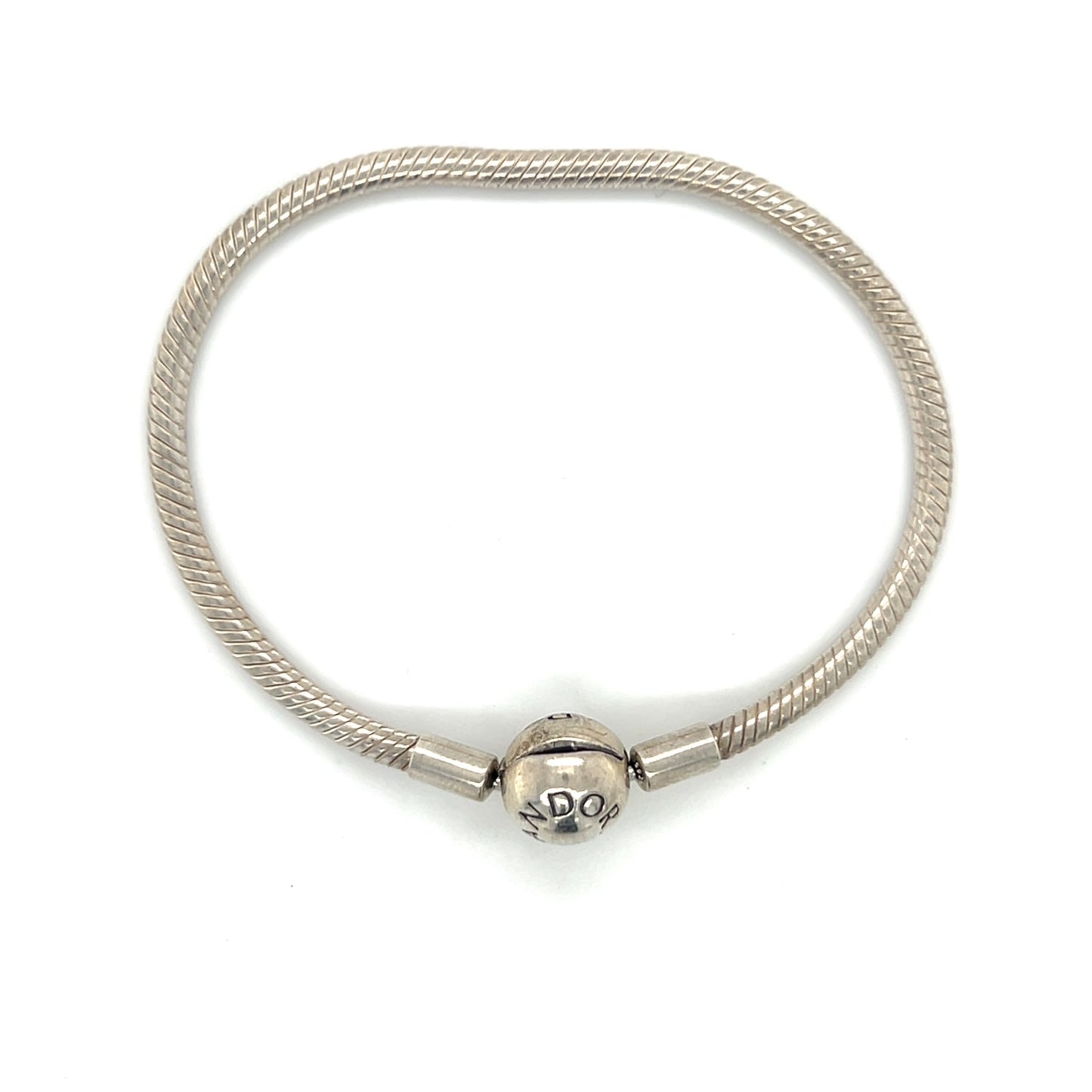 Authentic Pandora 6.5" 925 Sterling Silver Bracelet; 12.9g