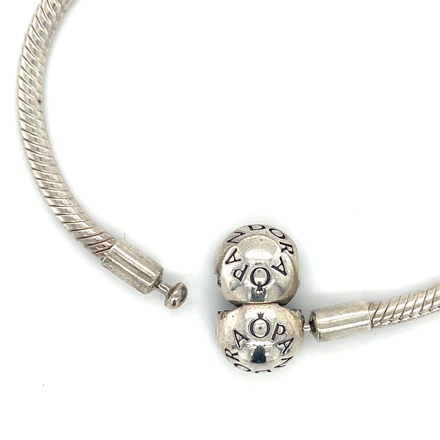 Authentic Pandora 6.5" 925 Sterling Silver Bracelet; 12.9g