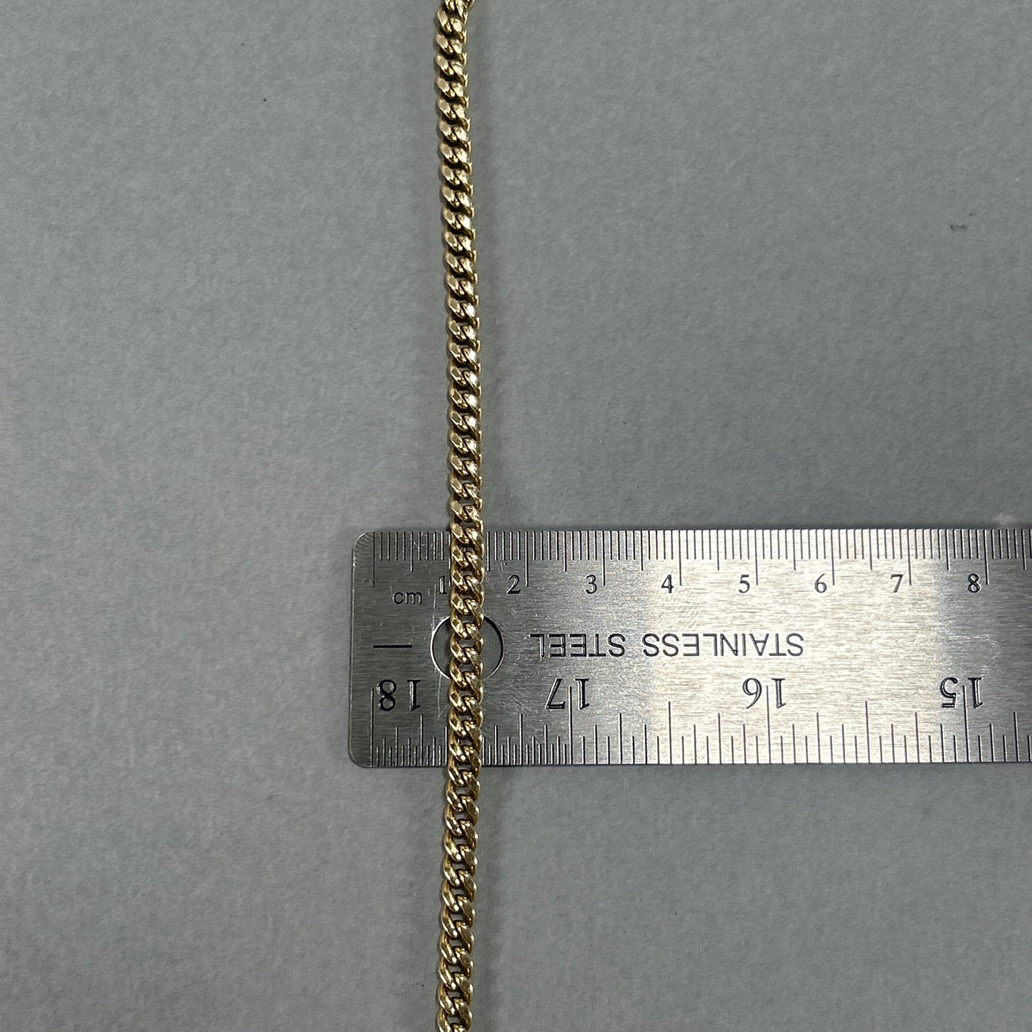 10K Yellow Gold 26" Curb Chain; 15.6g