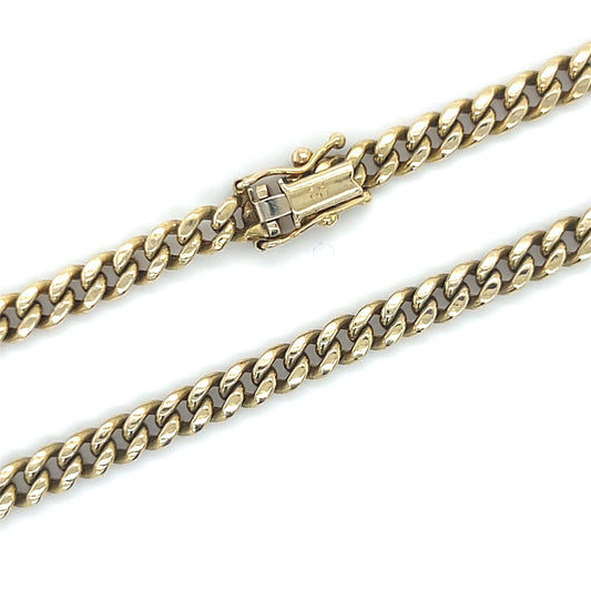 10K Yellow Gold 26" Curb Chain; 15.6g