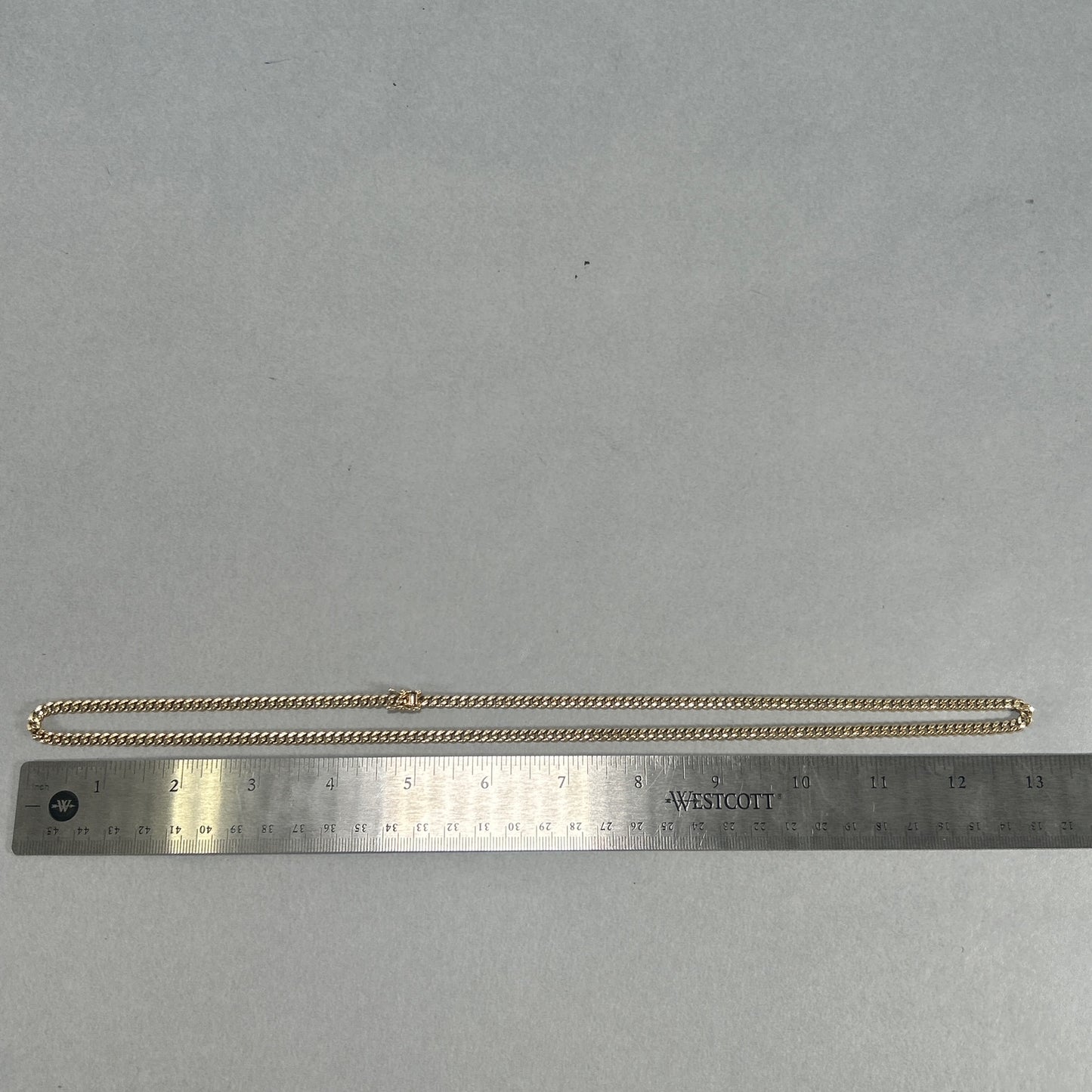 10K Yellow Gold 26" Curb Chain; 15.6g