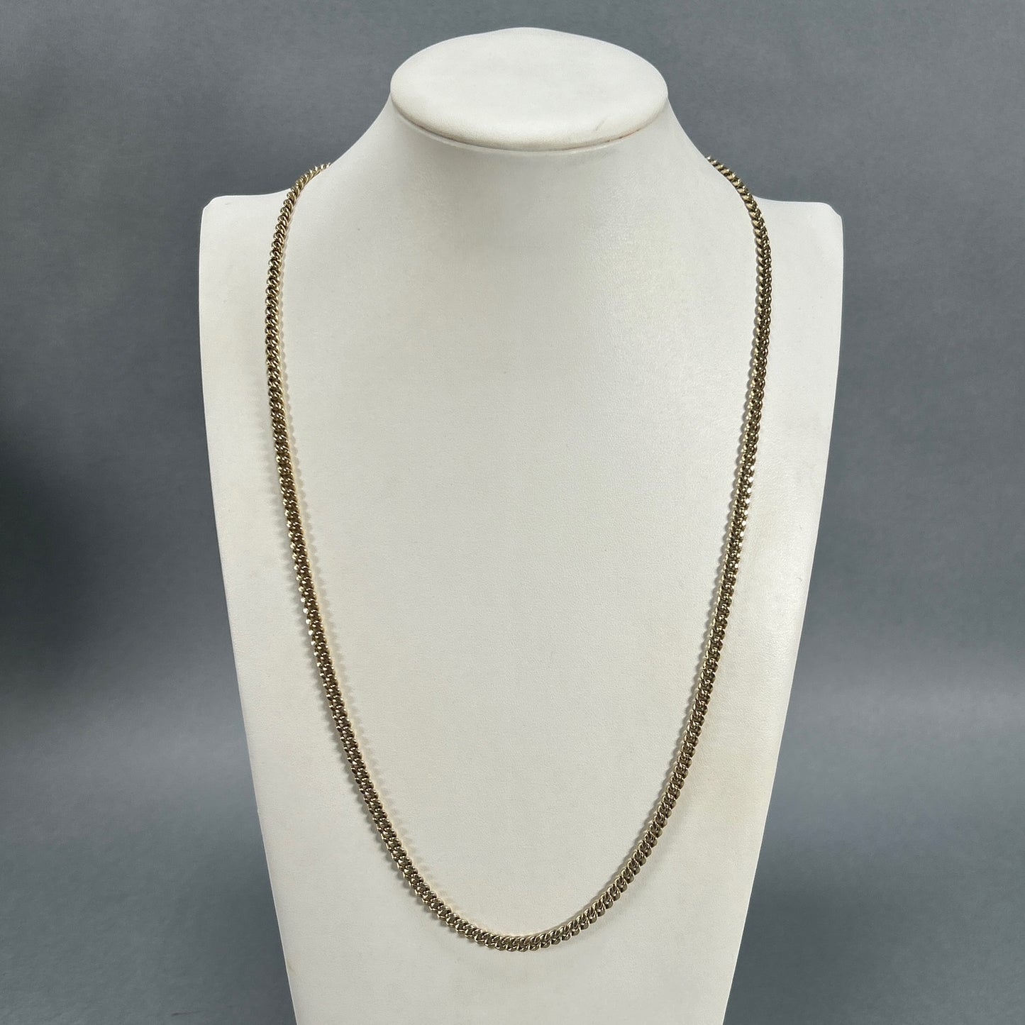 10K Yellow Gold 26" Curb Chain; 15.6g