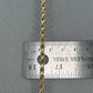 10K Yellow Gold 24" Rope Chain; 16.4g