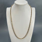 10K Yellow Gold 24" Rope Chain; 16.4g