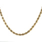 10K Yellow Gold 24" Rope Chain; 16.4g