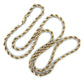 10K Yellow Gold 24" Rope Chain; 16.4g