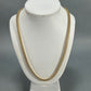 10K Yellow Gold 23" Chain; 26g