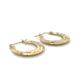 14K Yellow Gold Hoop Earrings; 1.1DWT; 1.7g